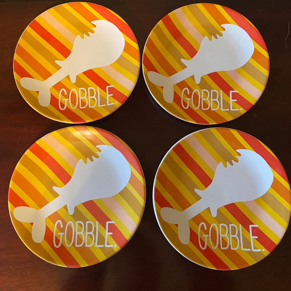 Coton Colors Gobble Salad Plate